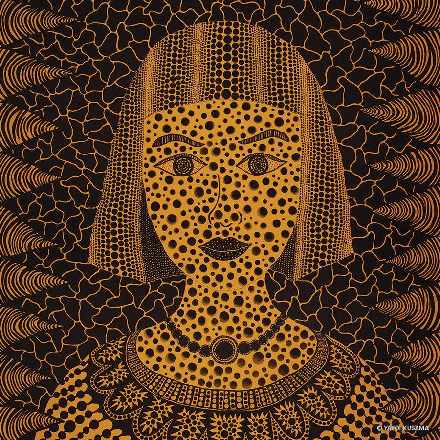 PORTRAIT, 2015. Acrylic on canvas, 145.5×112cm. Credit: Collection of Amoli Foundation Ltd. © Yayoi Kusama